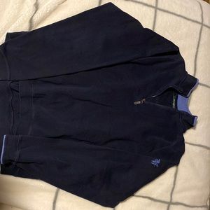 Bobby Jones men’s quarter zip. Size large. Dark blue with light blue collar.